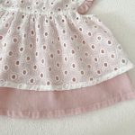 【66-100cm】トップス&ブルマ ベビー ピンク 蝶結び付き ドット - 画像 (17)