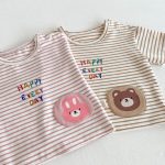 【73-100cm】セットアップ ベビー ボーダー かわいい - 画像 (15)