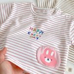 【73-100cm】セットアップ ベビー ボーダー かわいい - 画像 (16)