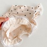 【80-130cm】セットアップ ベビー 女の子 レース ハート - 画像 (12)