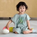 【73-110cm】セットアップ ベビー ひんやり 韓国風 - 画像 (12)