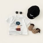 【73-120cm】Ｔシャツ スマイル カジュアル トップス - 画像 (4)