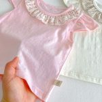 【66-100cm】セットアップ ベビー フリル襟トップス＆フラワーパンツ - 画像 (15)