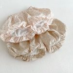 【66-100cm】セットアップ ベビー フリル襟トップス＆フラワーパンツ - 画像 (16)