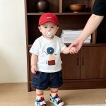 【73-120cm】Ｔシャツ スマイル カジュアル トップス - 画像 (8)