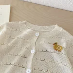 【73-130cm】カーディガン ベビー 女の子 動物柄  通気性 - 画像 (14)