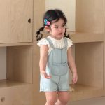 【73-100cm】サロペットorTシャツ ベビー デニム ファッション - 画像 (7)