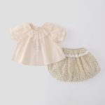 【73-100cm】セットアップ ベビー 可愛い ウサギ ブラウス&パンツ - 画像 (6)