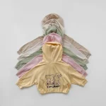 【73-120cm】アウター ベビー フード付き 日焼け止め シンプル - 画像 (13)