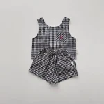 【73-100cm】セットアップ ベビー 韓国風 チェック - 画像 (13)