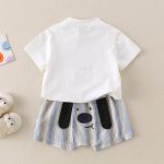【73-100cm】セットアップ ベビー 可愛い クマ シャツ&パンツ - 画像 (5)