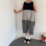 【80-130cm】オールインワン 女の子 ストライプ ジャンプスーツ - 画像 (10)