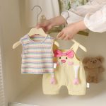 【73-100cm】サロペット&シャツ ベビー 可愛い おしゃれ - 画像 (6)