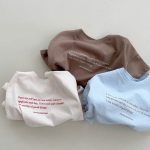 【70-120cm】半袖Tシャツ ベビー 英字 シンプル - 画像 (2)