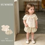 【73-100cm】セットアップ ベビー 可愛い ウサギ ブラウス&パンツ - 画像 (3)