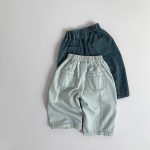【80-130cm】ワイドパンツ 男の子 伸縮ウエスト デニム - 画像 (5)