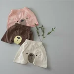 【66-90cm】パンツ or ポロ トップス ベビー 韓国風 ベアーデザイン - 画像 (2)