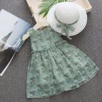 【80-130cm】ワンピース 女の子 スウェート 花柄 - 画像 (4)