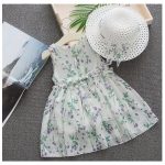 【80-130cm】ワンピース 女の子 スウェート 花柄 - 画像 (7)