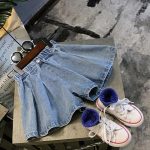 【100-140cm】スカート 女の子 スウィート ギャザー飾り - 画像 (5)