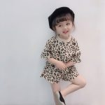 【80-130cm】セットアップ 女の子 4色選べる レオパード