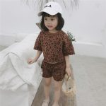 【80-130cm】セットアップ 女の子 4色選べる レオパード - 画像 (6)