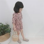 【80-130cm】セットアップ 女の子 4色選べる レオパード - 画像 (7)