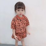 【80-130cm】セットアップ 女の子 4色選べる レオパード - 画像 (4)