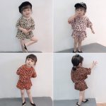 【80-130cm】セットアップ 女の子 4色選べる レオパード - 画像 (5)