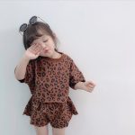 【80-130cm】セットアップ 女の子 4色選べる レオパード - 画像 (3)