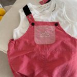 【90-150cm】サロペット キッズ服 カラフルマウンテン ポケット付き - 画像 (7)
