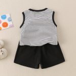 【73-100cm】セットアップ ベビー 可愛い ボーダー - 画像 (6)