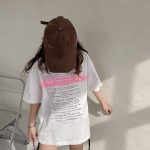 【90-160cm】半袖Ｔシャツ 女の子 アルファベット プリント - 画像 (6)