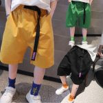 【110-170cm】ショートパンツ 男の子 2色選べる SNSで話題沸騰 無地 ゆったり