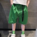 【110-170cm】ショートパンツ 男の子 2色選べる SNSで話題沸騰 無地 ゆったり - 画像 (3)