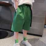 【110-170cm】ショートパンツ 男の子 2色選べる SNSで話題沸騰 無地 ゆったり - 画像 (6)