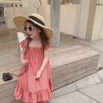 【90-130cm】ワンピース 女の子 3色選べる フリル袖 - 画像 (3)
