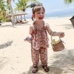 【80-130cm】セットアップ 女の子 おしゃれ 花柄 - 画像 (7)