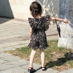 【80-140cm】セットアップ 女の子 気質アップ 花柄 フリル - 画像 (4)