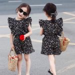 【80-140cm】セットアップ 女の子 気質アップ 花柄 フリル - 画像 (5)
