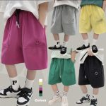 【90-160cm】ショートパンツ 男の子 5色選べる 超人気 ストリート系 無地