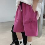 【90-160cm】ショートパンツ 男の子 5色選べる 超人気 ストリート系 無地 - 画像 (5)
