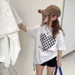 【90-160cm】 半袖Ｔシャツ 女の子 ハート柄 おしゃれ - 画像 (11)