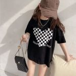 【90-160cm】 半袖Ｔシャツ 女の子 ハート柄 おしゃれ - 画像 (15)