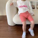 【73-140cm】レギンス 女の子 多色選べる 無地 ストライプ - 画像 (4)
