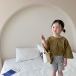 【73-140cm】レギンス 女の子 多色選べる 無地 ストライプ - 画像 (5)