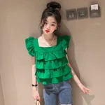 【110-170cm】シャツorパンツorセットアップ 女の子 ダメージ加工 オシャレ - 画像 (11)