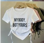 【100-160cm】半袖Ｔシャツ 女の子 アルファベット トレンド - 画像 (7)