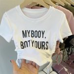 【100-160cm】半袖Ｔシャツ 女の子 アルファベット トレンド - 画像 (5)