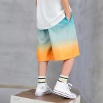 【110-170cm】ショートパンツ 男の子 グラデーション色 ファッション - 画像 (5)